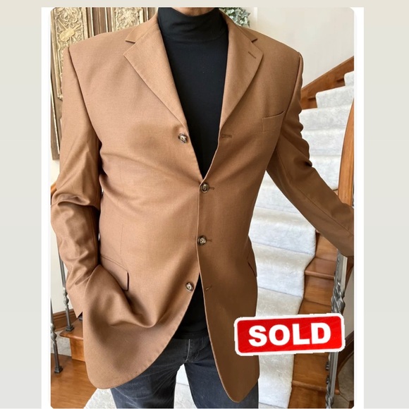 Earvin Magic Johnson Signature Men’s Camel Suit 50XL